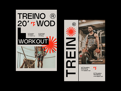 Treino Poster Exploration brand branding design excercise fit fitness fitness app gym gym app icon identity logo logotype poster posters posters and more. vector strong train typography