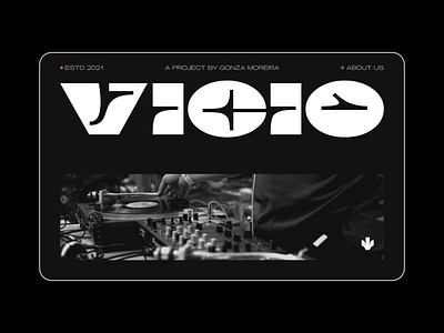 VICIO® Website Exploration allblack black brand brute clean design flat logo music podcast ui ux vicio website