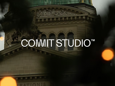 Commit Studio Brand Exploration brand branding clean code coding commit company firm font logo logotype studio type