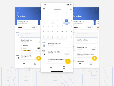 Google Calendar - App Re-Design