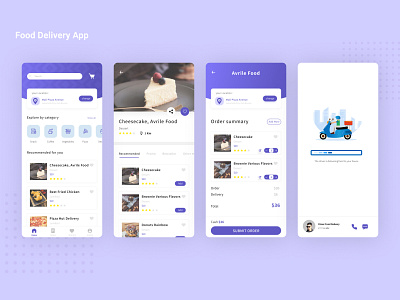 Food Delivery App android app android app design branding creative design designer food app food delivery food delivery app food delivery application food delivery service food design mobile mobile app mobile app design mobile ui ui ui design ux uxdesign