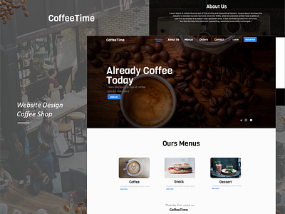 Website Design Coffee Shop