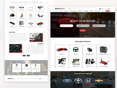 Website design autoparts