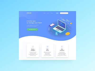 Illustrated Landing page