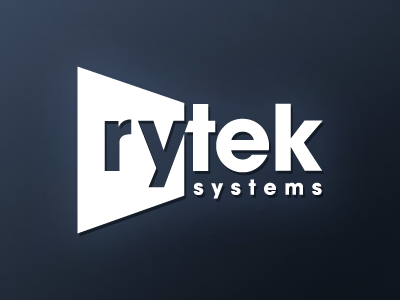 Rytek Logo logo blue home theater