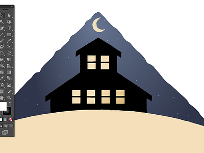 Label Design / Illustration distillery illustration label moon night stillhouse