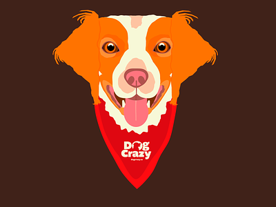 Brittany Spaniel bittany spaniel dog dog bandana dog crazy dogs gun dog illustration spaniel tshirt vector