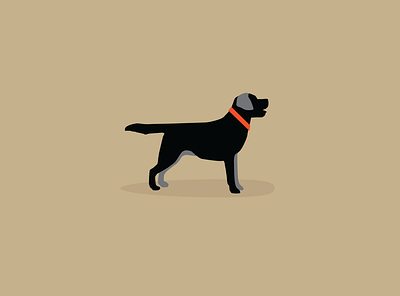 Black Lab black lab branding dog illustration labrador retreiver t shirt
