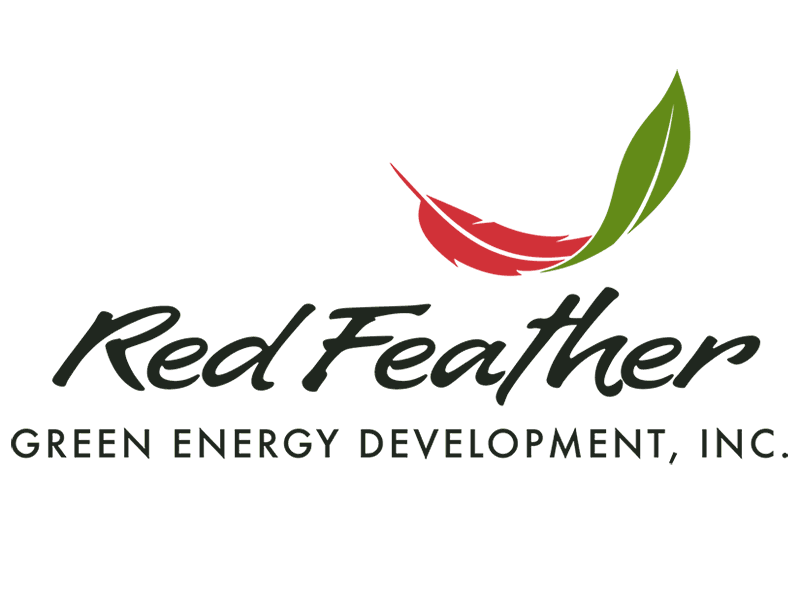RedFeather Logo, Animated Version energy green caribbean leaf feather animation logo