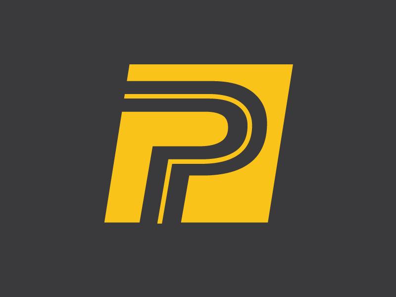 P + Road Logo Mark logo mark logo bicycle