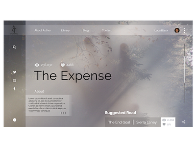 Website UI/UX | The Expense