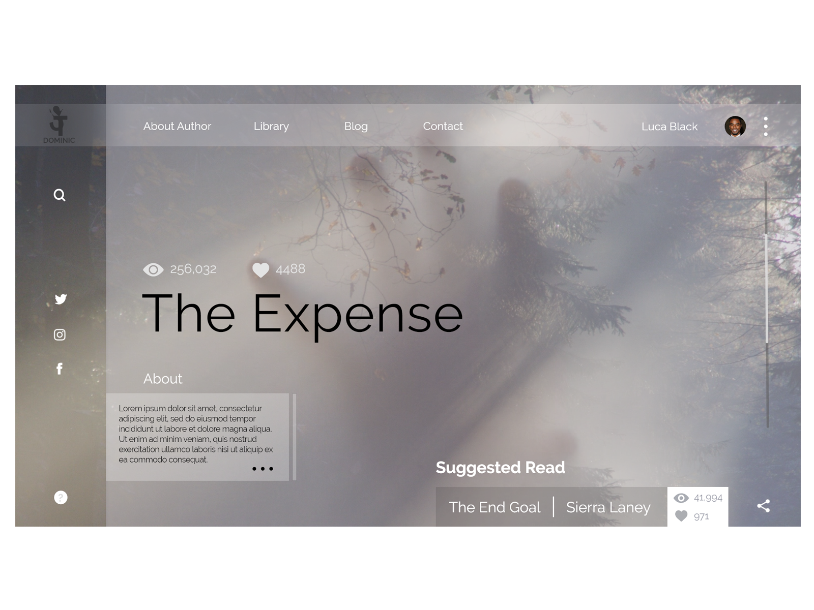 website-ui-ux-the-expense-by-saint-bishop-on-dribbble