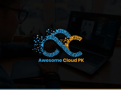 Awesome Cloud Logo awesome cloud branding cloud logo digital marketing agency digital marketing pakistan graphic design logo logo design logodesign