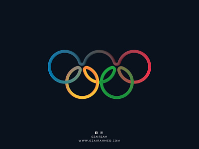 Its Olympics 2021 3d spine branding gradients graphic design il illustration logo logo design olympic olympics spine logo sports