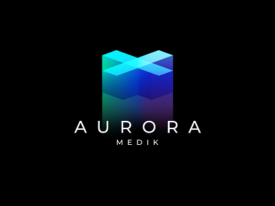 Aurora Medik - Logo Design branding colorful creative design flat graphic design ideas illustration inspiration logo logo design medical minimalist plus typography ui ux vector