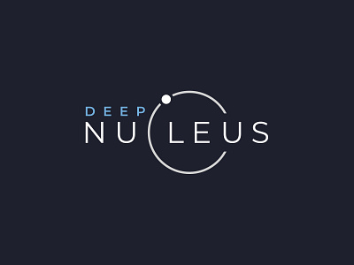 Deep Nucleus - Logo Design branding creative design flat graphic design illustration it logo logo design minimalist scifi software softwarehouse space tech technology typography ui ux vector