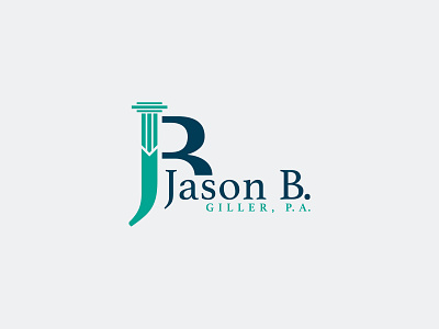 Jason B. Giller - Logo Design advocate barrister branding creative design firm flat graphic design illustration law law firm lawyer logo logo design minimalist typography ui ux vector