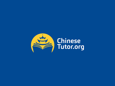Chinese Tutor - Logo Mark book branding building chinese creative design graphic design illustration language logo logo design minimalist teacher teaching tution tutor typography ui ux vector