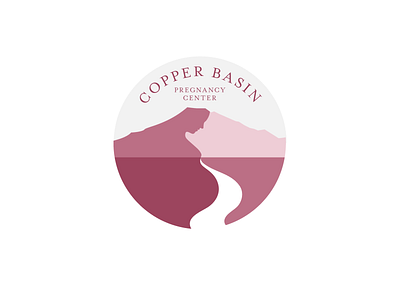 Copper Basin Pregnancy Center Logo Draft branding design flat illustration logo vector