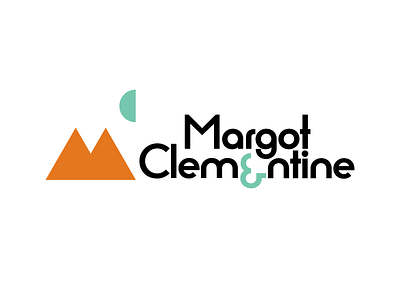 Margot & Clementine Logo branding design draft logo typography vector