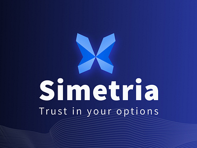 Simetria Brand branding graphic design logo motion graphics ui