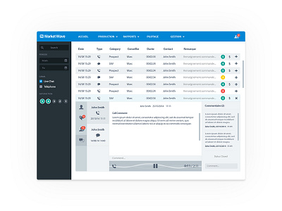 Online Live Chat Dashboard admin panel b2b chat customer service dashboard flat saas startup ui ux