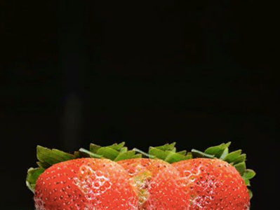 Double Exposure Strawberries double exposure photography