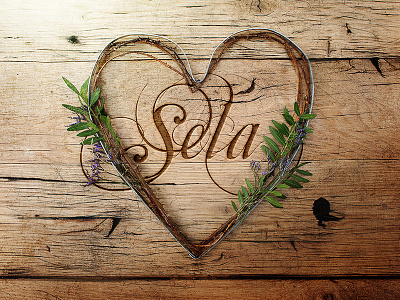 Sela - Music artwork artwork easter flowers heart love music sela wood