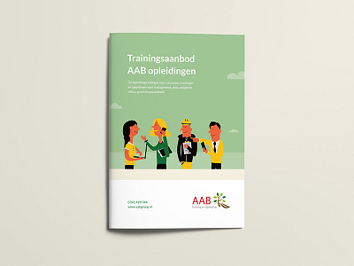 Brochure cover booklet brochure cover graphic design illustration mockup training work