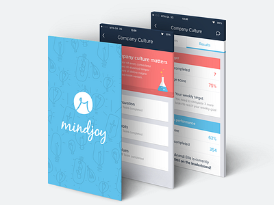 Mindjoy UI Design illustrative design mobile mobile ui ui ui design