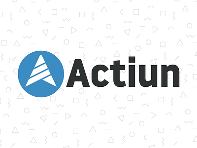 ACTIUN ai design logo pattern vector website