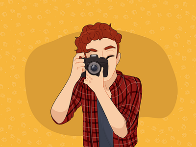 Photography Concept ai color design icons illustration