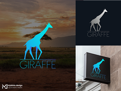 Giraffe Logo Design branding design graphic design illustration logo logo design