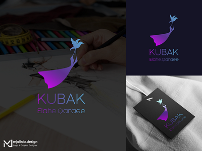 Logo Design for KUBAK Dress Designer branding design dress dress design graphic design illustration logo logo design