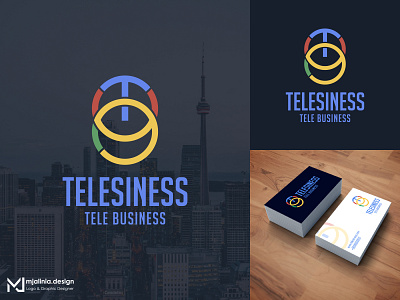 Logo Design forTelesiness art branding design graphic design illustration logo logo design
