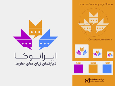 Logo Design for IRANOCA.LC art branding design graphic design illustration logo logo design ui ux vector
