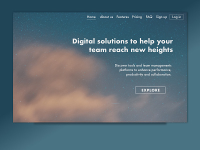 UI Daily Challenge 3 - Landing Page