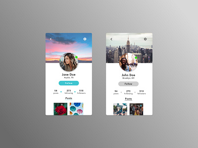 UI Daily Challenge 006 User Profile