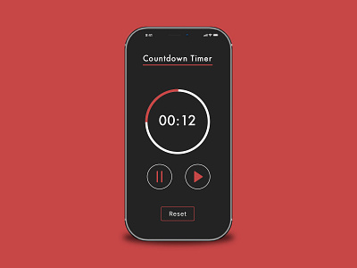 UI Daily Challenge 014 Countdown Timer