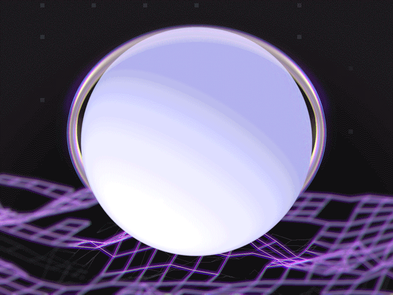 Dribble Debut 3d april challenge daily distortion dribbble ball firstpost fractal glitch icon logo neon pink purple thin ui