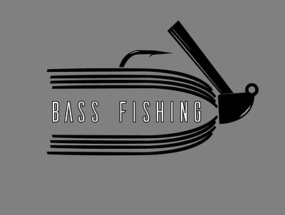 Bass Jig Art bass fishing beginner design fishing illustrator jig