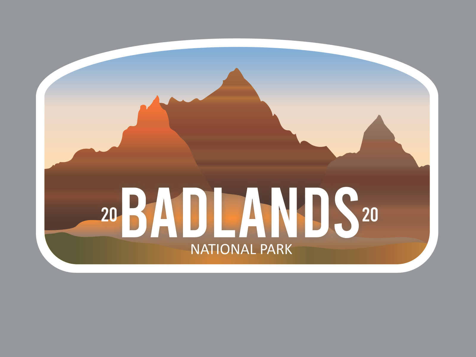 Badlands Badge by Ryan Schmitt on Dribbble