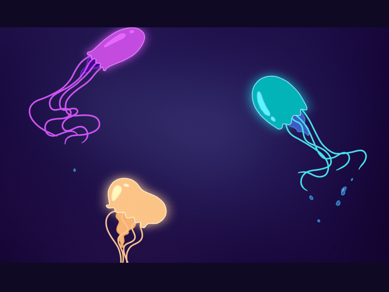 Jellyfish by Elmira Amirova on Dribbble