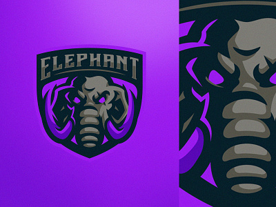 ELEPHANT character esport graphic design illustration logo logodesign mascot vector