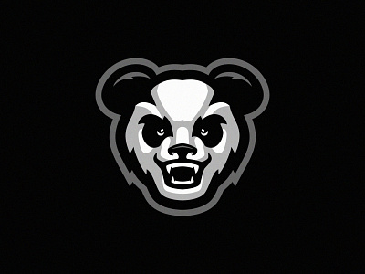 Baby panda logo mascot concept