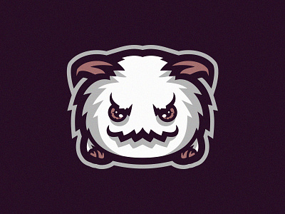 Poro LOL cute character branding character cutelogo design esport graphic design illustration leaga of legend logo logodesign mascot vector