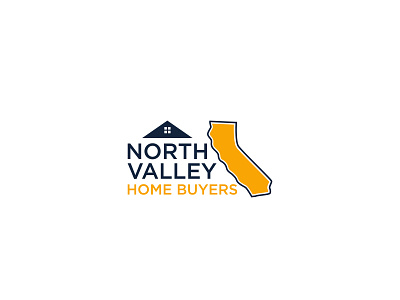 North Valley Home Buyers logo designs appointment brand identity branding california construction home logo realestate