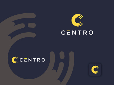 CENTRO Amazon & Ecommerce Brand logo amazon brand branding ecommerce app ecommerce brand logo ecommerce brand logo flat icon identity logo minimal typography vector