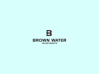 Brown Water Investments bottle brand branding brown water brown water investments icon investments logo minimal wine wine bottle wine branding