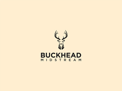Buckhead Midstream buckhead buckhead midstream deejay deer deer logo flat icon logo midstream minimal